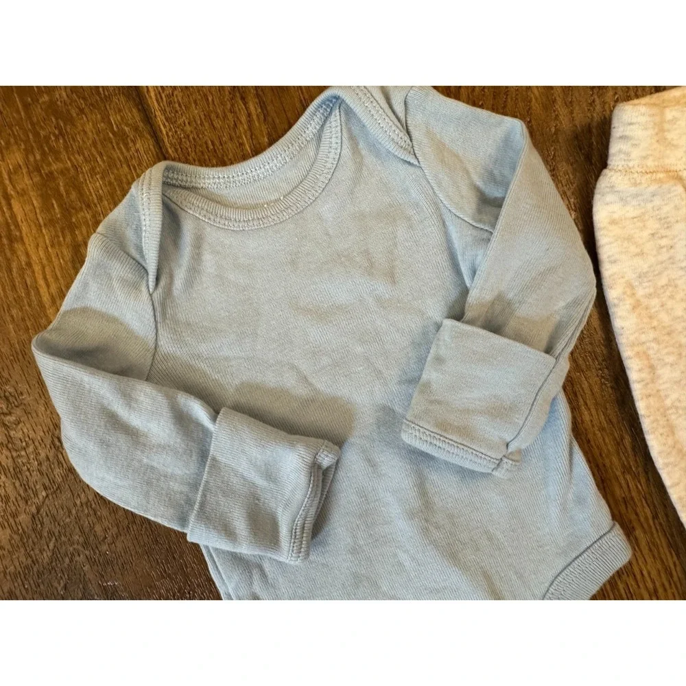 Carters Preemie Baby Boy Outfit Bodysuit Shirt Pants Reborn Clothes Elephant Lot